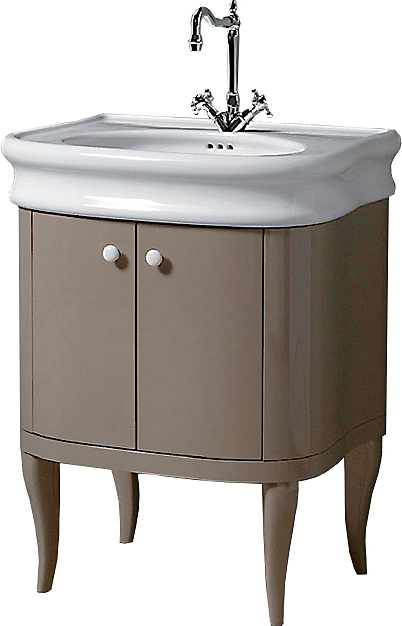 Тумба под раковину SIMAS Lante LAM70 tortora 59х46.5х75, тортора глянец