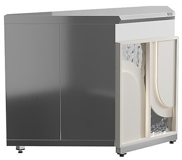 Модуль угловой внутренний Luxstahl УВ-90 Premium Arch (Арка)