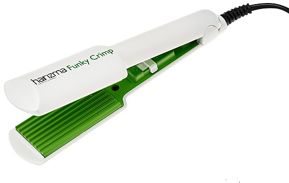 Щипцы для волос Harizma Funky Crimp зеленые