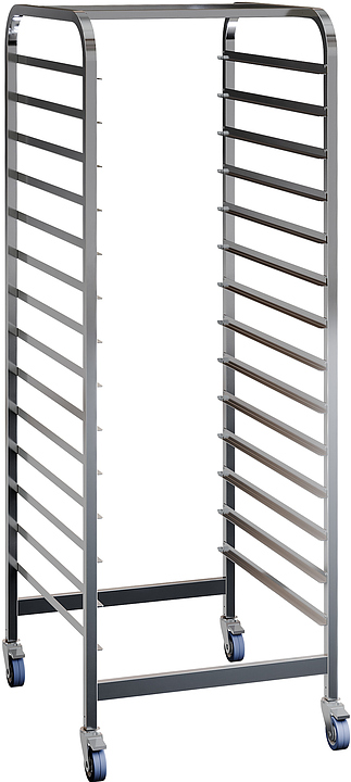 Тележка-шпилька для гастроемкостей Restoinox ТШCГ-GN-2/1-14 (650х530)