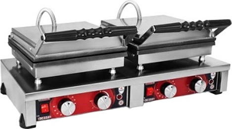 Вафельница электрическая Yukon MKBK-02 двойная c крышкой