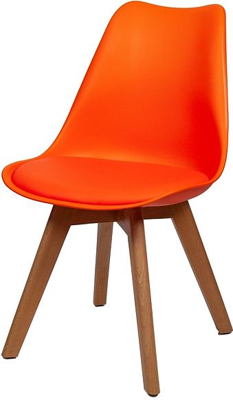Стул BentWood Eames W оранжевый