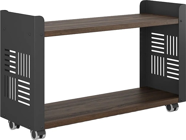 Стеллаж мобильный КОБОР SМ2-90/30 black/charlston