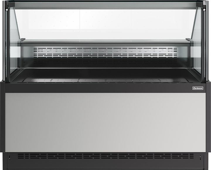 Витрина холодильная Carboma Atrium 3 GC120 SP 1,5-1 рыба на льду закрытая версия 2.0 (без боковин, статика)