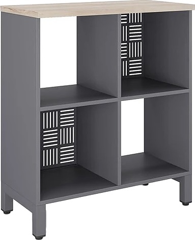 Стеллажная система КОБОР SQ-2Х2 graphite/natural