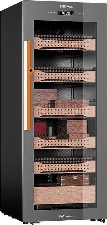 Шкаф для сигар MEYVEL MC-200BK (PRO)