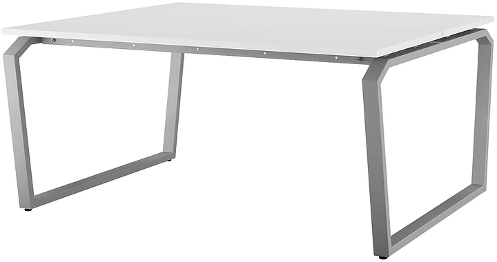 Стол офисный КОБОР TB/2-160/120 aluminum/premium