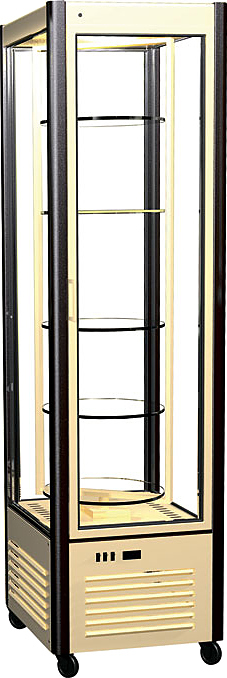 Витрина кондитерская Carboma D4 VM 400-2 (R400Cвр, бежево-коричневый)