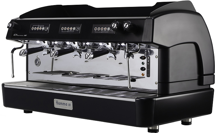 Кофемашина FIAMMA Compass 3 SЕ TС Black (автомат, 3 группы)