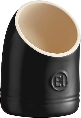 Солонка Emile Henry 710202 550 мл d=11 см h=15,5 см (керамика) черная