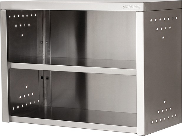 Полка кухонная Mecon Norma Inox ПНЗн 600х400х600 мм перфорированная внутренняя полка