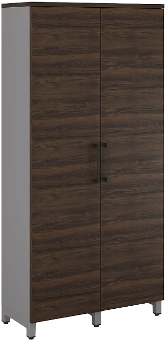 Шкаф для одежды КОБОР HRG-90/40/M aluminum/charlston