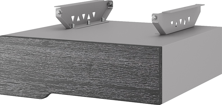 Тумба подвесная КОБОР T-1 aluminum/glazed