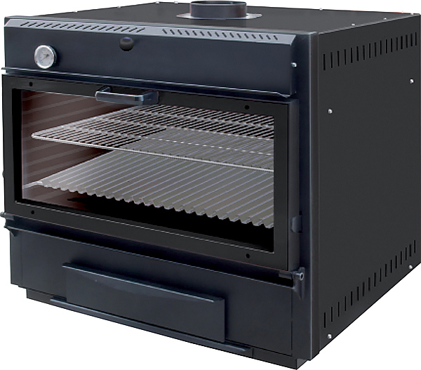 Печь на древесном топливе Vortmax CHO 45 LUX черная