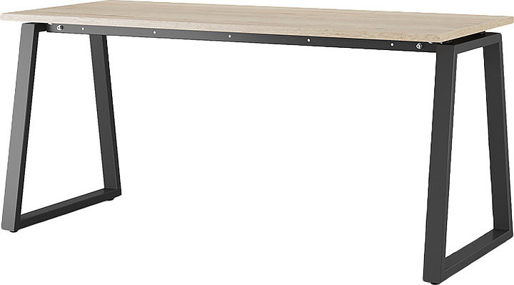 Стол офисный КОБОР TR-100/60 black/natural