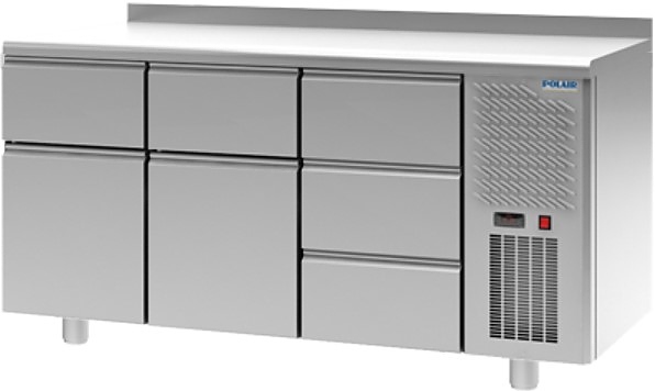 Стол холодильный POLAIR TM3GN-113-G с бортом