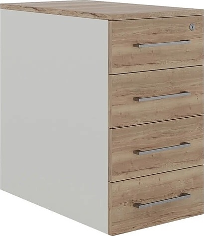 Тумба приставная КОБОР TS4-40/70 white/natural