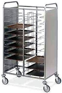 Тележка-шпилька для подносов Metalcarrelli 1477U-PI