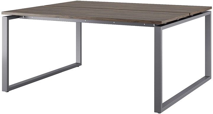 Стол офисный КОБОР O1/2-80/160 graphite/charlston
