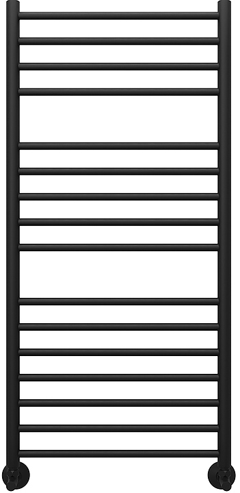 Полотенцесушитель водяной Aquatek Либерти П16 50х110 см, черный муар