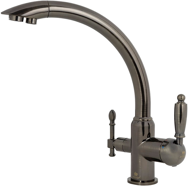 Смеситель для кухни Kaiser Vincent 31244-1 под фильтр для питьевой воды, состаренная бронза