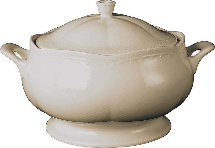 Супница Noble Aristocrat Peach Tea 313906-PEACH 2200 мл d=19,5 см h=12 см (фарфор)