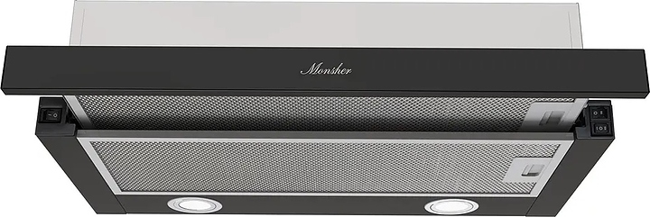 Вытяжка кухонная Monsher Loin 60 Noir черная