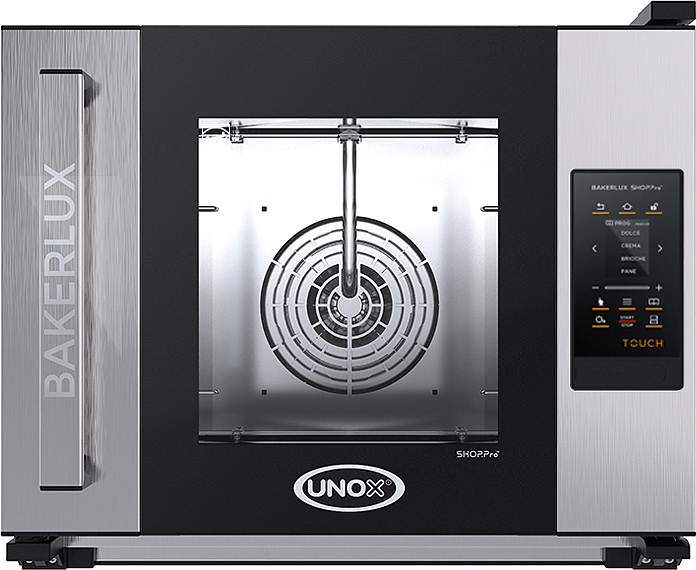 Печь конвекционная UNOX XEFT-04HS-ETLV без сливного отверстия