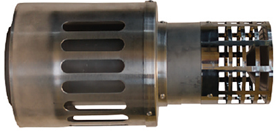 Дефлектор коаксиального дымохода Karma для камина NOBLESSE D130/200 горизонтальный