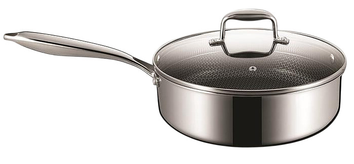 Сотейник P.L. Proff Cuisine New Kitchen Honeycombs 81280245 1.7 л d 20 см h 6 см нержавеющая сталь, индукция