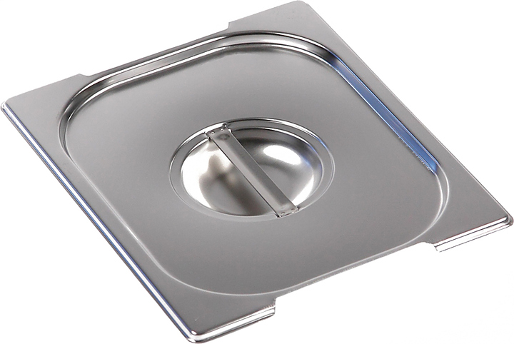 Крышка для гастроемкости Rosso A812-L2N GN 1/2 (325х265 мм) с отверстиями под ручки нерж. сталь