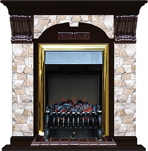 Камин Glenrich Арочный Fobos BR Арбат венге