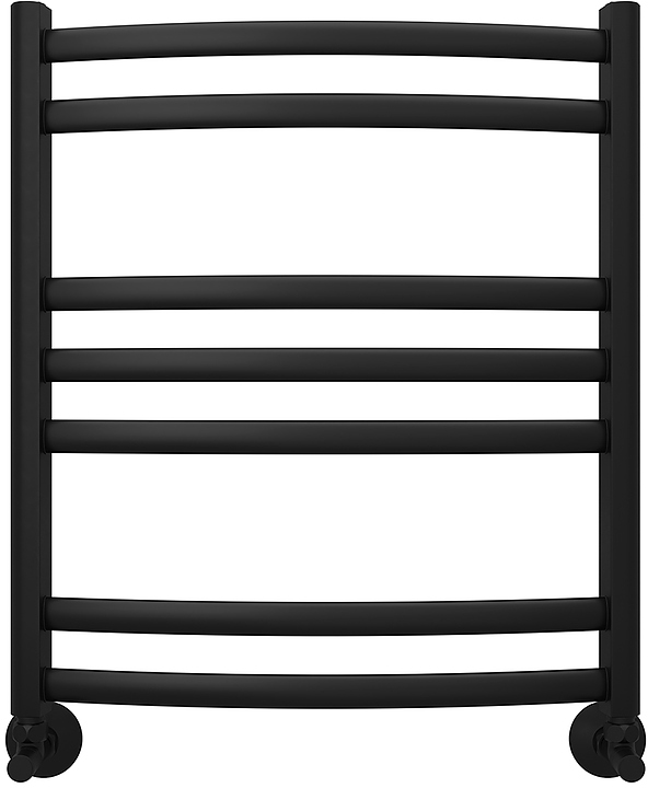 Полотенцесушитель водяной Aquatek Лугано П7 50х60 см, черный муар