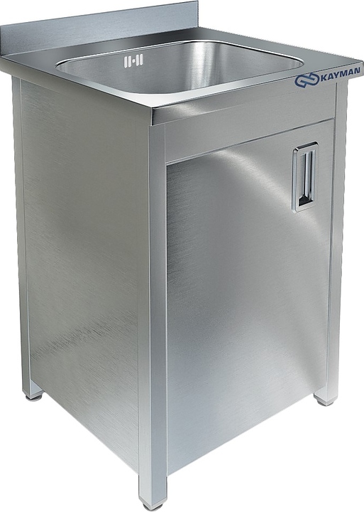 Ванна моечная KAYMAN ВМЦ-241/67 с отверстием под смеситель