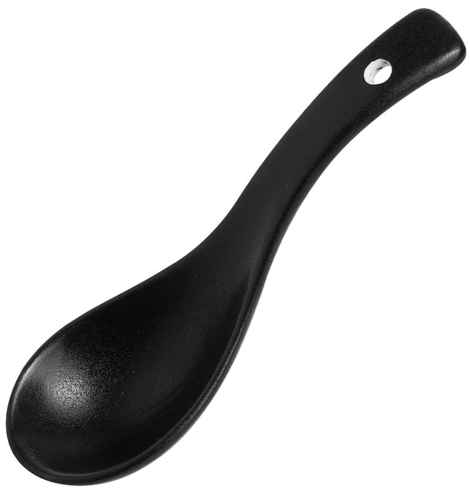 Ложка фарфоровая Китай Corone Bushido 24077 черный