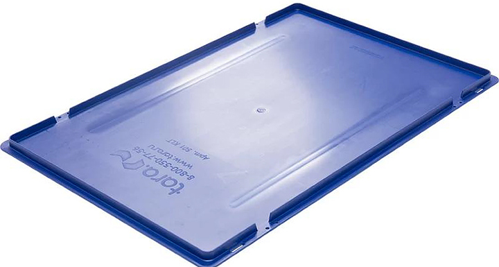Крышка для ящика ТАРА.РУ 501 KLT 600х400 мм синяя