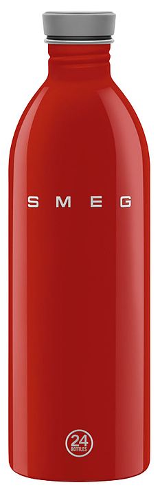 Бутылка для воды SMEG WBF02RD 1000 мл красный, глянцевый