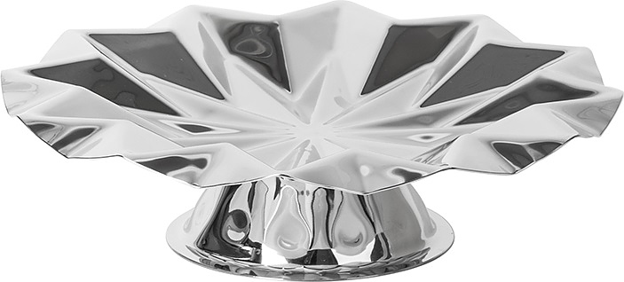 Блюдо Luxstahl Оригами Ø 300 мм h=75 мм (нерж. сталь) на ножке