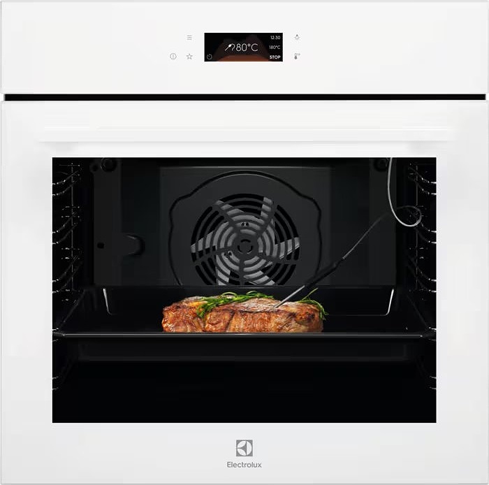 Духовой шкаф Electrolux LOE8H39V белый / стекло