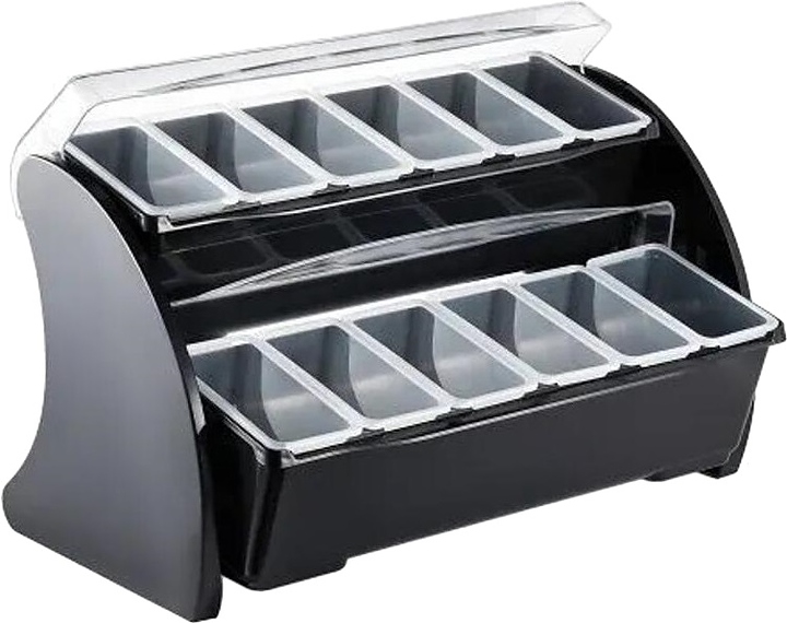 Контейнер для фруктов и специй P.L. Proff Cuisine 81222511 B'Guys 49,5х34,5х32,5 см 8 отделений 2 яруса (пластик)