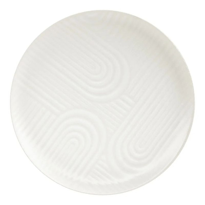 Тарелка мелкая Oxford FLAT ZEN 151498 d 26 см белый