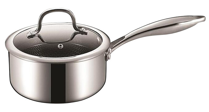 Сотейник P.L. Proff Cuisine New Kitchen Honeycombs 81280244 2.7 л d 20 см h 9 см нержавеющая сталь, индукция