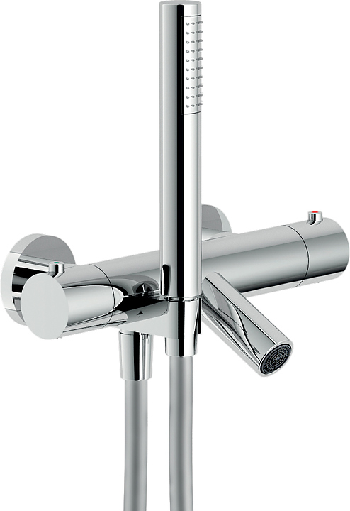 Смеситель для ванны с душем термостат NOBILI VELIS VE125010/2CR с душевым гарнитуром