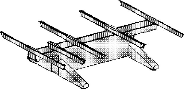 Нижняя подставка кантилевер-системы INOKSAN INO-9GK007