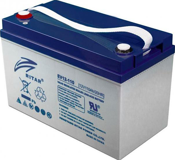 Аккумулятор Ritar EV12-110 (12 В, 110 Ач/20ч)