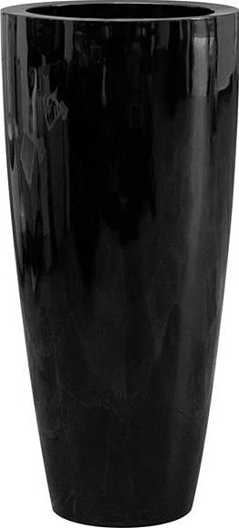 Кашпо Pottery Pots Dax (37х80 см) черный глянец