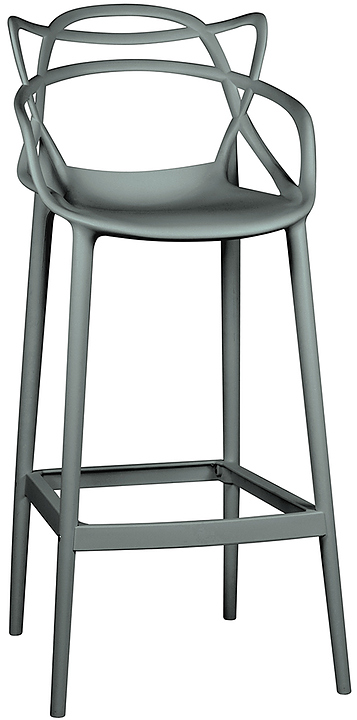 Стул барный DOBRIN 601CPP-LMZL MASTERS BAR (темно-серый)