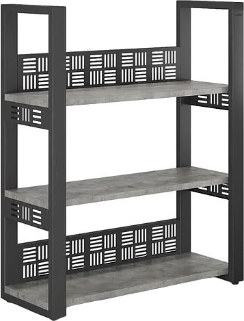 Стеллаж открытый КОБОР SО3-120/36 black/chicago