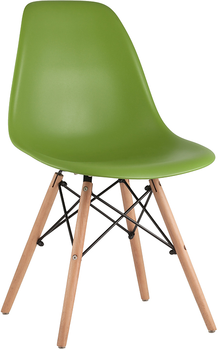 Стул Stool Group Simple DSW зеленый