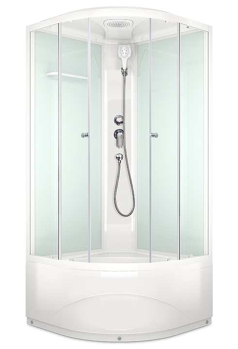 Душевая кабина Domani-Spa Delight 99 high DS01D99HWCl00 90х90 см